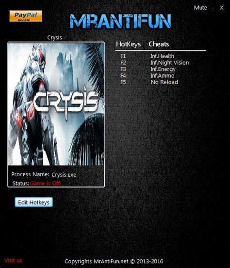 crysis trainer 11 1