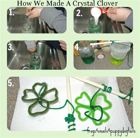 Crystal Clover A Science Experiment Both Toddler And Science Experiment Crystals - Science Experiment Crystals