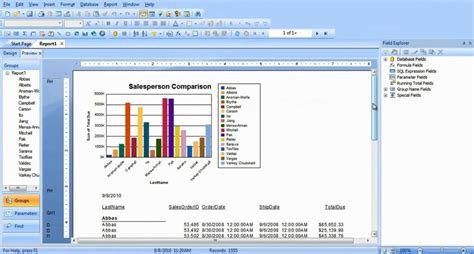 Crystal Reports 9