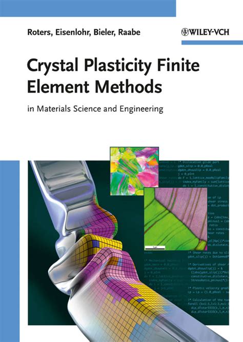 Full Download Crystal Plasticity Finite Element Methods In Materials Science And Engineering 