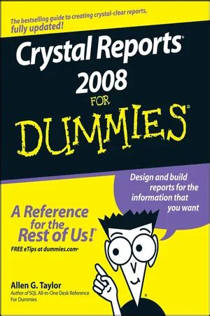 Download Crystal Reports 2008 For Dummies 