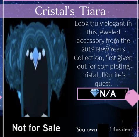 crystals tiara royale high - databaseor