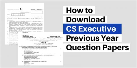 Cs Executive Previous Years Question Papers With Answers