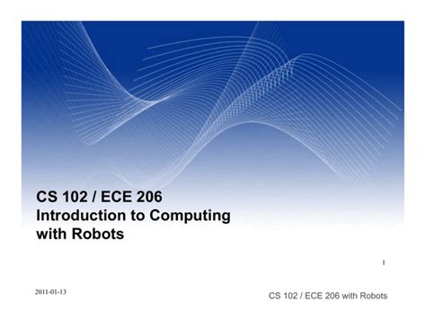 Download Cs 102 Ece 206 Introduction To Computing With Robots 
