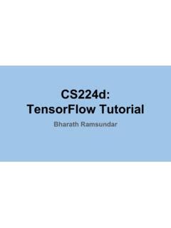 Cs224d Tensorflow Tutorial