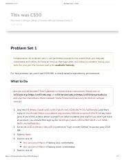 Download Cs50 Harvard And Problem Set Solutions 