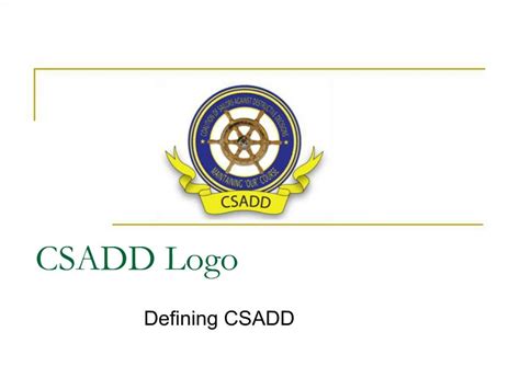 Csadd Logo
