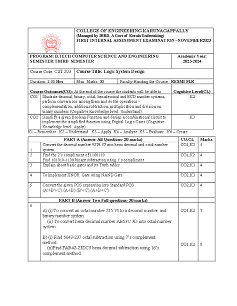 Read Csb Question Papers In Last Exam 