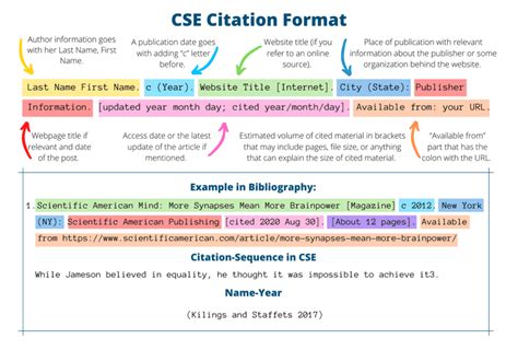 Cse Cbe Citation Guide
