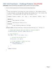 Read Online Cse 1223 Final 