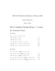 Full Download Cse 130 Solutions 