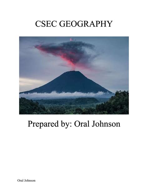 Full Download Csec Geography Pdf 