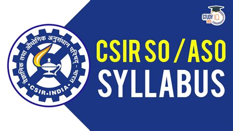 Csir Aso Syllabus