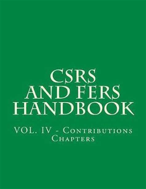 Full Download Csrs And Fers Handbook Chapter 20 