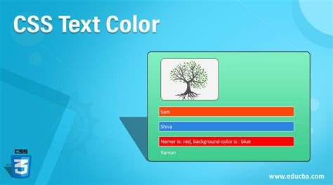 css text color