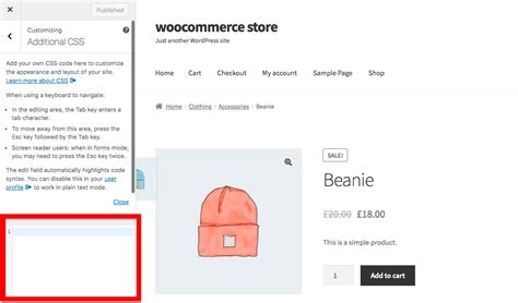css woocommerce product page