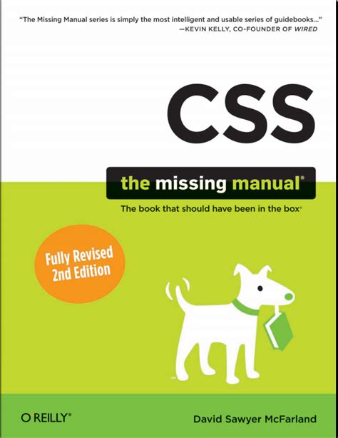 Read Online Css The Missing Manual 2Nd Edition 