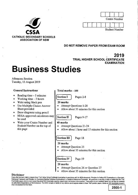 Download Cssa Trial Papers Download 