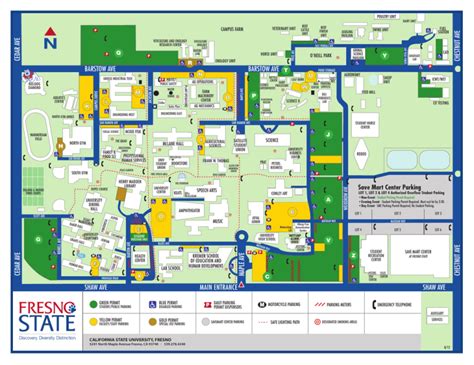 Csu Fresno Campus Map