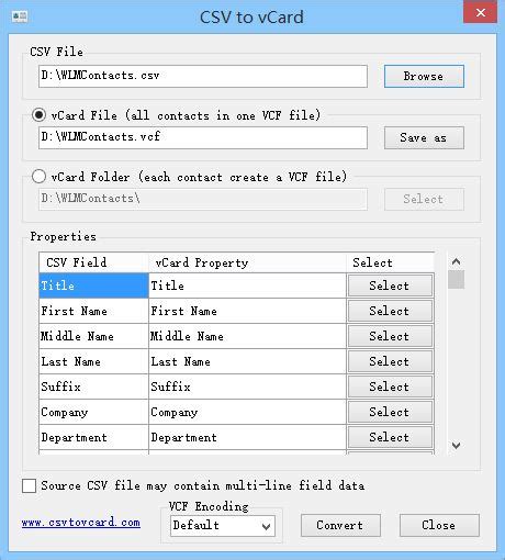csv to vcard | Download SysTools CSV to vCard for Mac