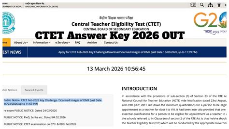 Ctet Omr Sheet