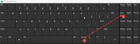 Ctrl End