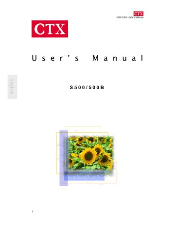 Read Ctx S500 User Guide 