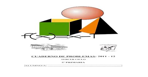 Cuaderno De Problemas 2011 12 El Blog De 5