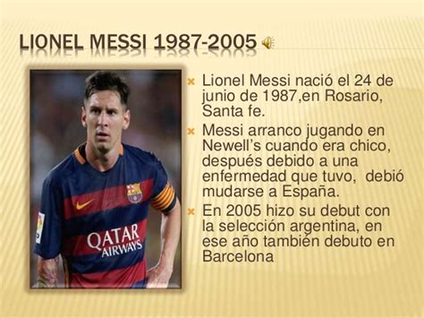 Cuando Nacio Messi
