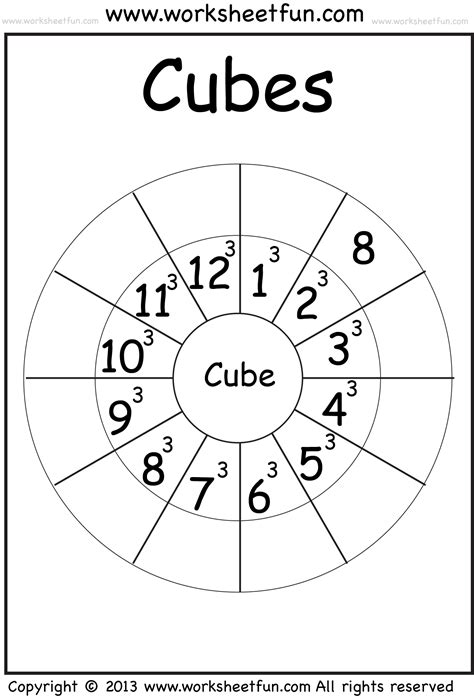 Cube Numbers Worksheet Gcse Maths Free Third Space Cube Train Math - Cube Train Math