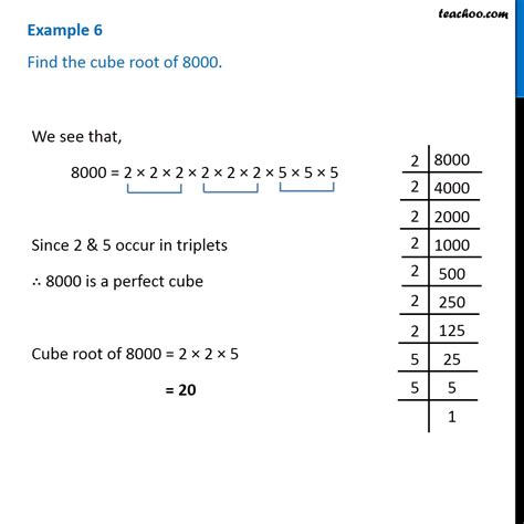 Cube Root Of 8000
