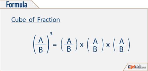 Cubed Fractions   Fractions Calculator - Cubed Fractions