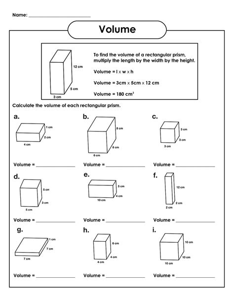 Cubic Volume Worksheets Volume Of Geometric Solids Worksheet - Volume Of Geometric Solids Worksheet