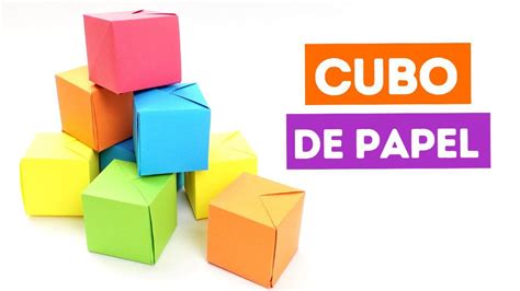 Cubo De Papel