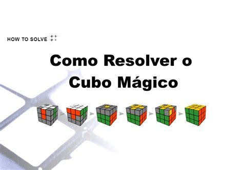 Cubo Magico Como Resolver