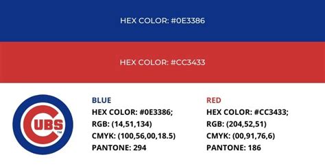 cubs colors