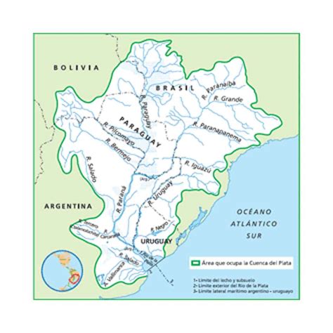 Cuenca Del Plata Mapa