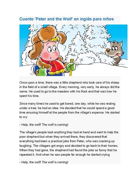 Cuento En Ingles
