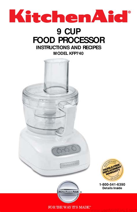 Read Cuisinart Food Processor Owners Manual 