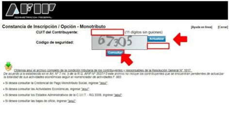 Cuit De Afip