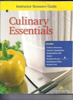 Download Culinary Essentials Instructor Resource Guide Test Answers Amazon Pdf Online Free Reference And Manual