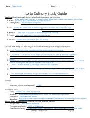 Read Online Culinary Study Guides Utha 