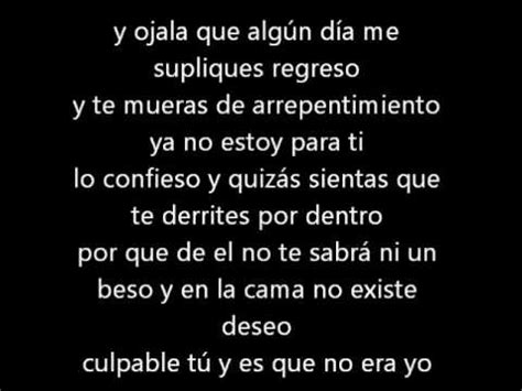 Culpable Tu Letra