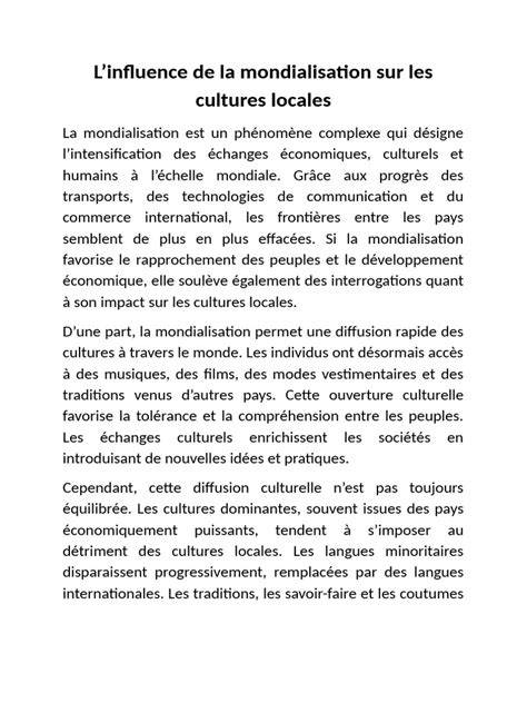 cultures et mondialisation ga c rer par dela les