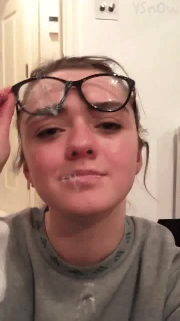 Cum on glasses porn