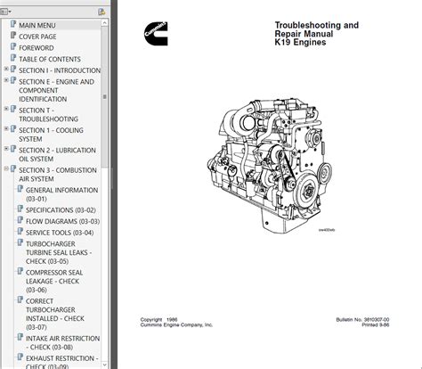 cummins k19 engine manual