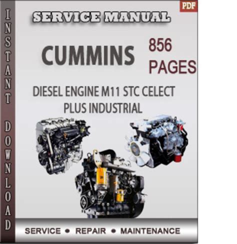 Full Download Cummins Diesel Engine M11 Stc Celect Plus Industrial Operation And Maintenance Factory Service Repair Manual 