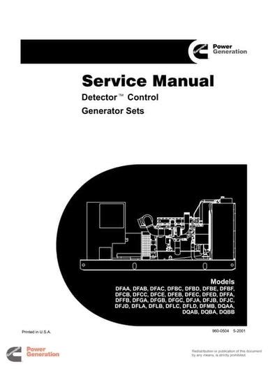 Read Cummins Onan Generator Control Dffa Dffb Dfga Dfgb Dfgc Dfja Dfjb Dfjc Dfjd Service Repair Manual Improved 