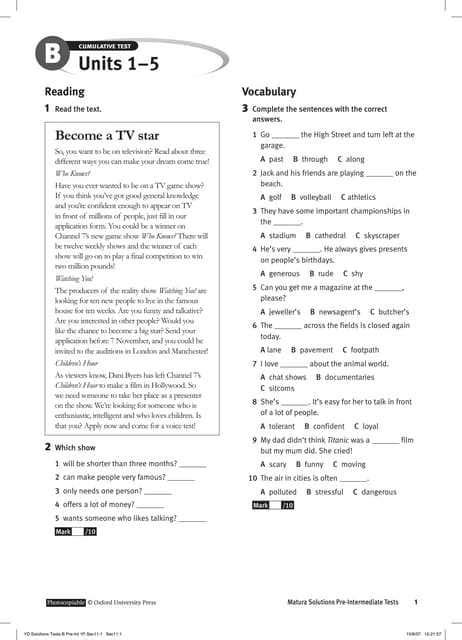 Read Cumulative Test Chapter 8 Answers 