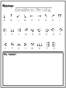 Cuneiform Ppt Ppt Cuneiform Writing Activity - Cuneiform Writing Activity